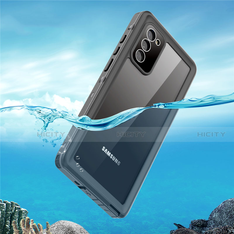 Custodia Impermeabile Silicone e Plastica Opaca Waterproof Cover 360 Gradi per Samsung Galaxy Note 20 5G