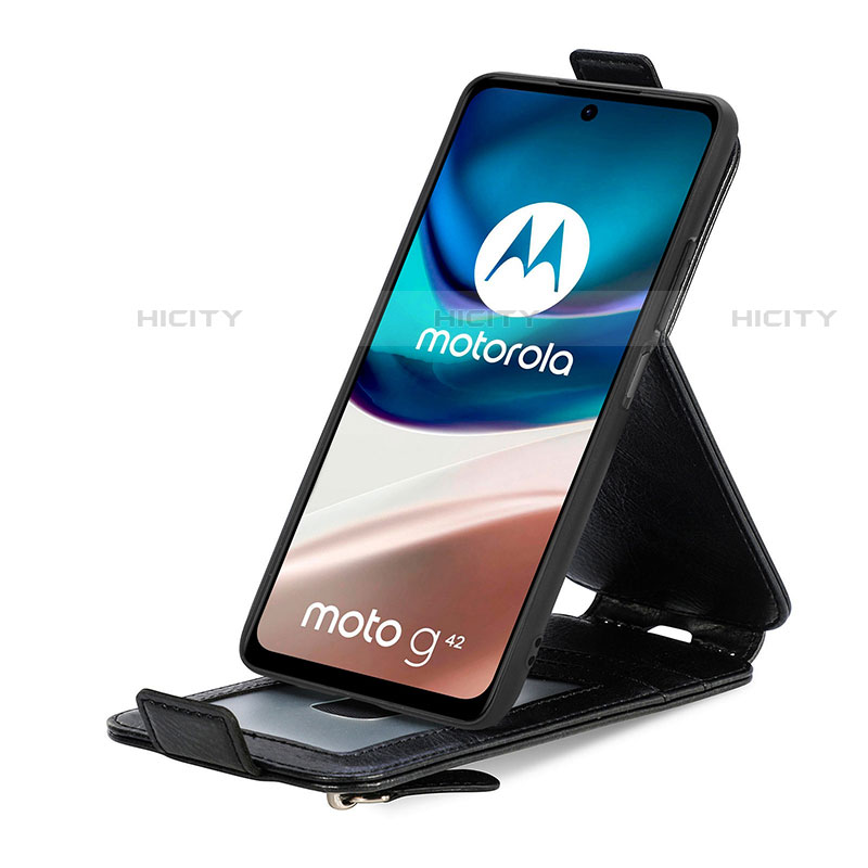 Custodia In Pelle Flip per Motorola Moto G42