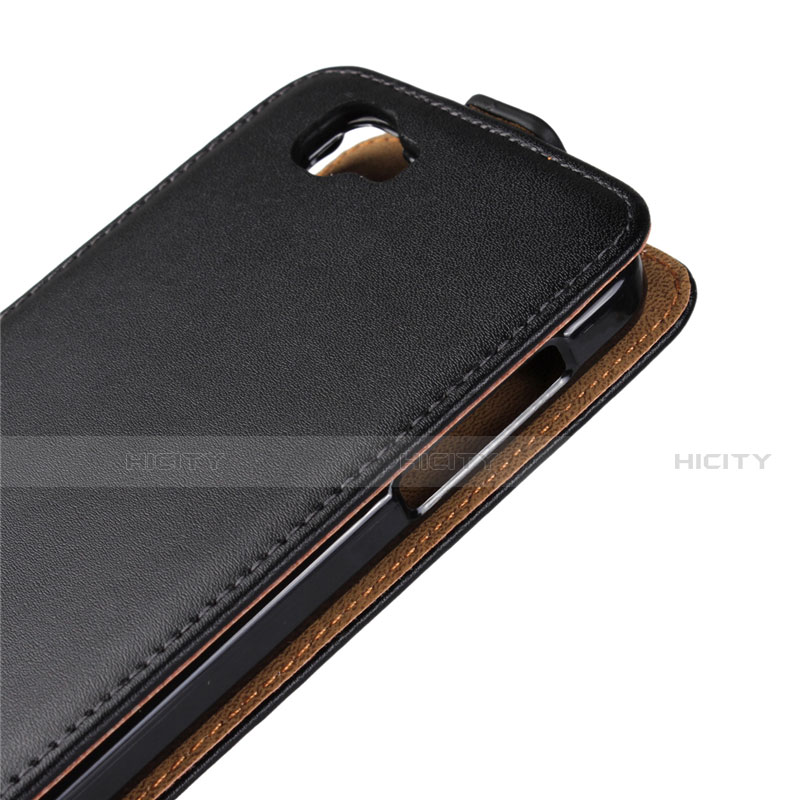 Custodia In Pelle Flip per Wiko Rainbow Nero