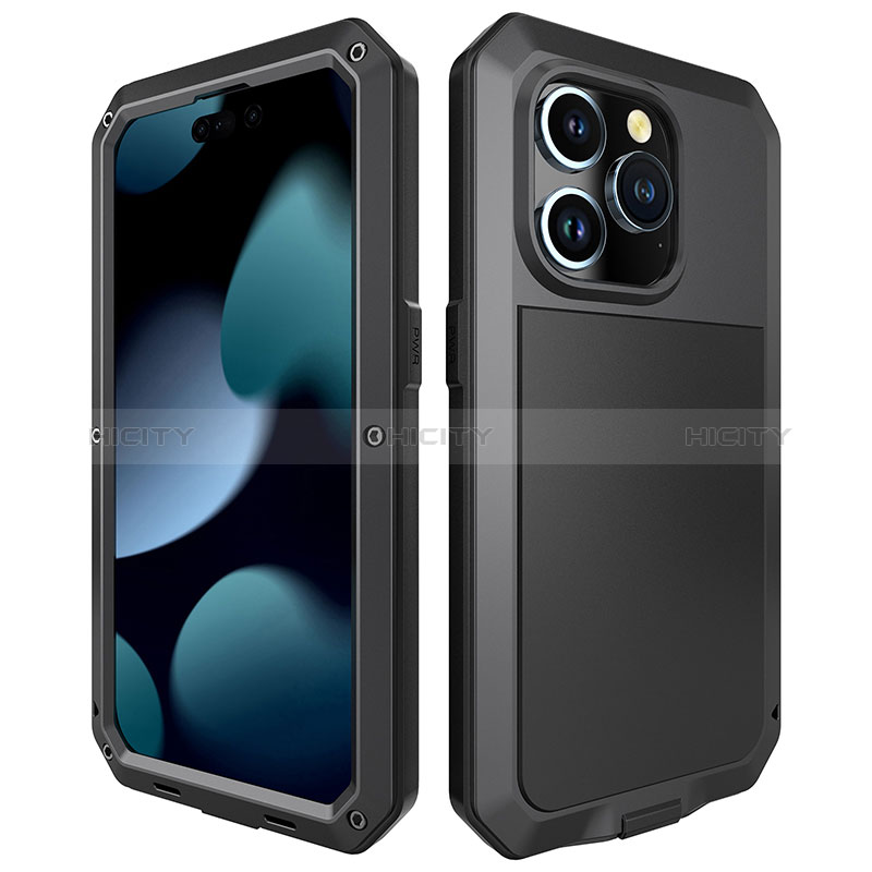 Custodia Lusso Alluminio Cover 360 Gradi HJ1 per Apple iPhone 13 Pro Max