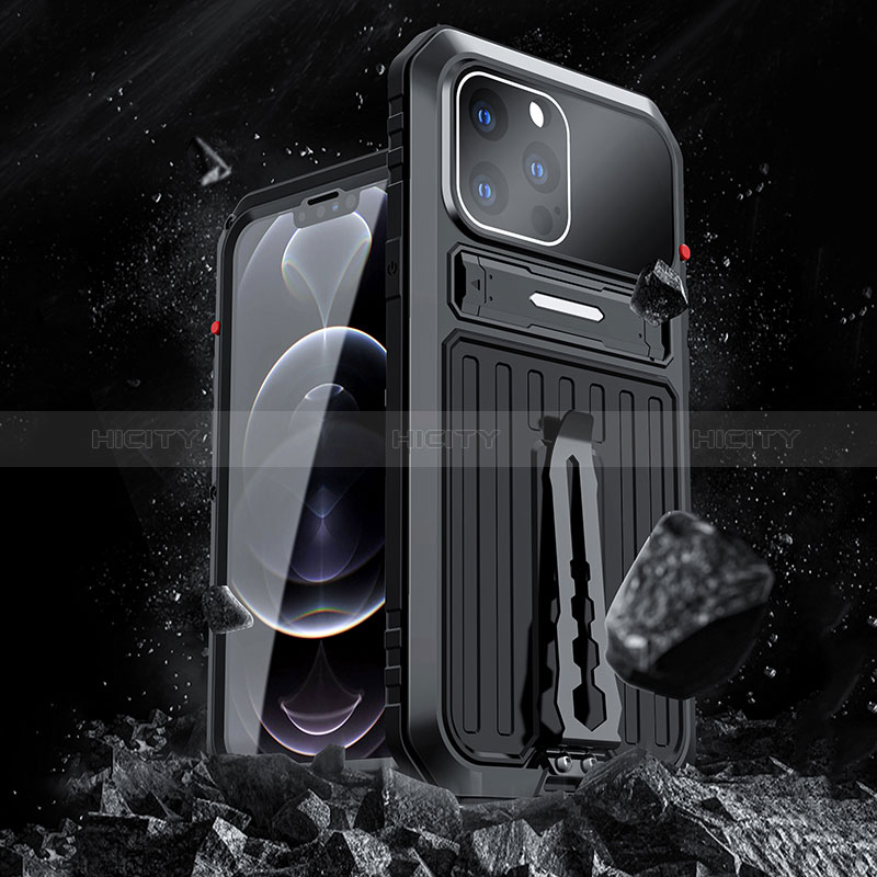 Custodia Lusso Alluminio Cover 360 Gradi LK2 per Apple iPhone 13 Pro