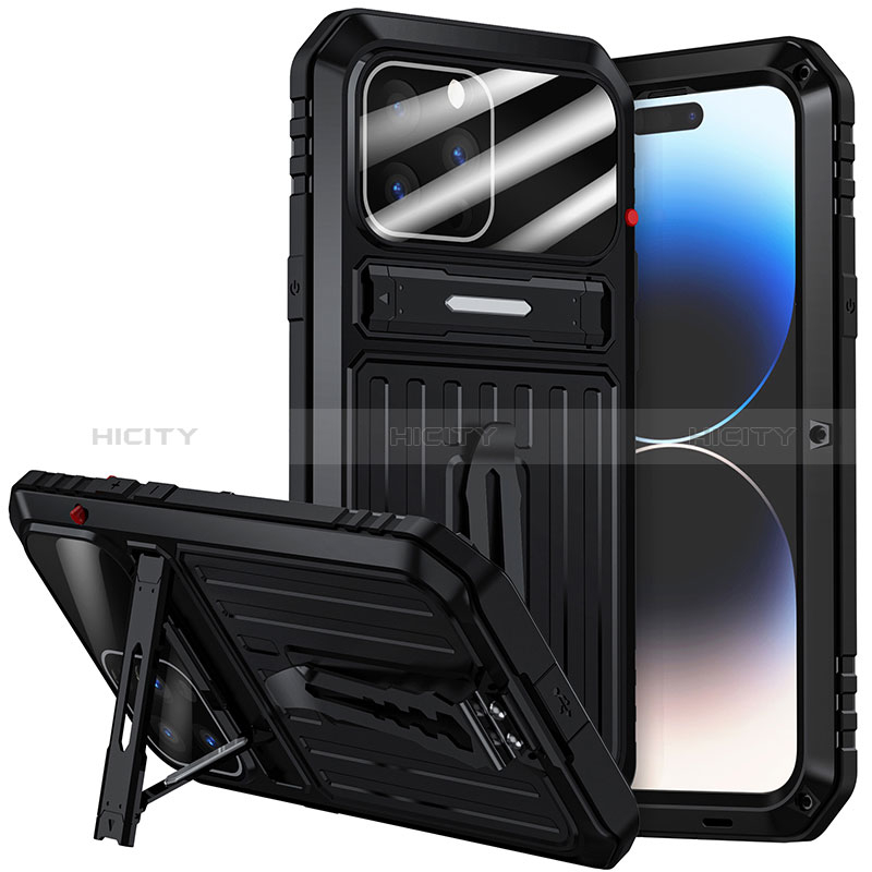 Custodia Lusso Alluminio Cover 360 Gradi LK2 per Apple iPhone 15 Pro Max