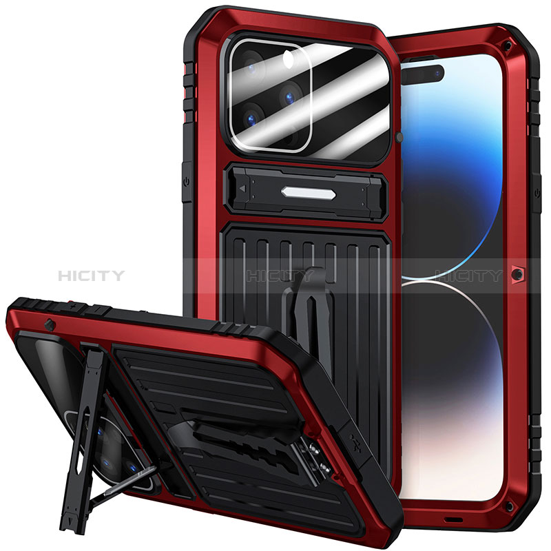 Custodia Lusso Alluminio Cover 360 Gradi LK2 per Apple iPhone 15 Pro Max