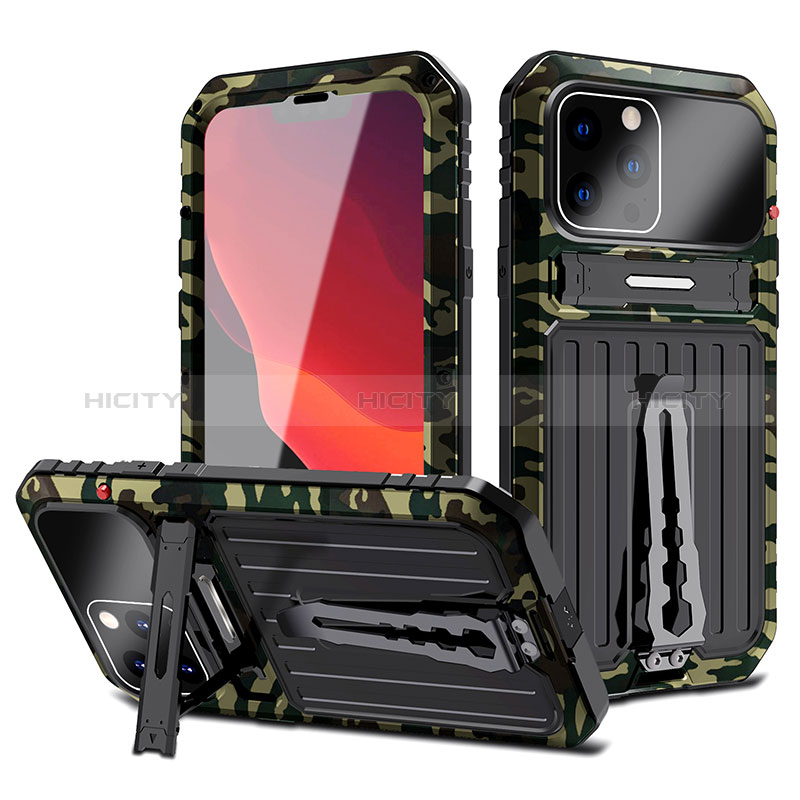 Custodia Lusso Alluminio Cover 360 Gradi LK3 per Apple iPhone 13 Pro Max Multicolore