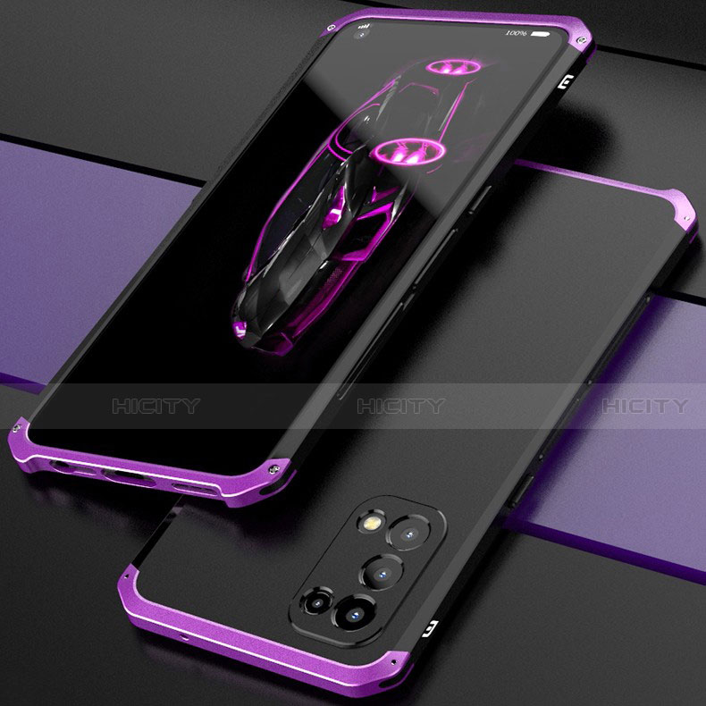 Custodia Lusso Alluminio Cover 360 Gradi M01 per Oppo Find X3 Lite 5G