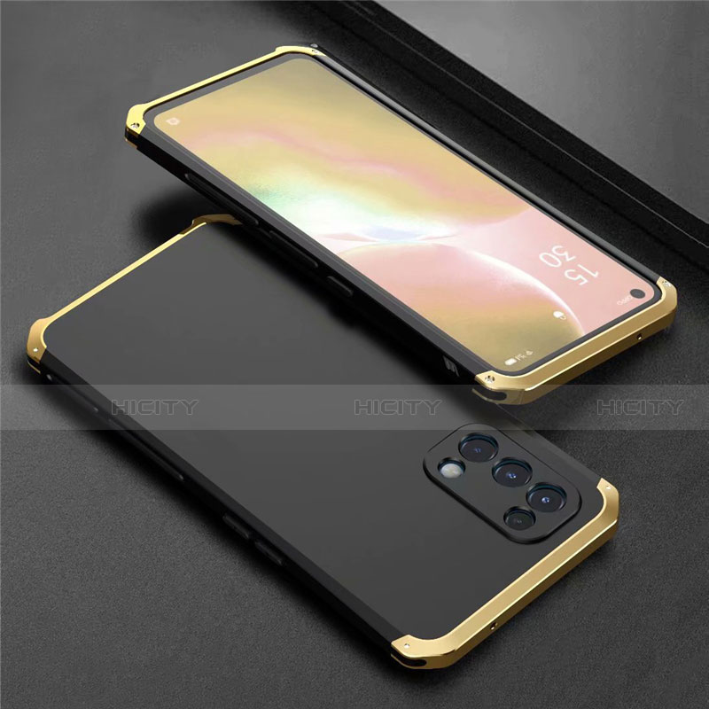 Custodia Lusso Alluminio Cover 360 Gradi M02 per Oppo Find X3 Lite 5G