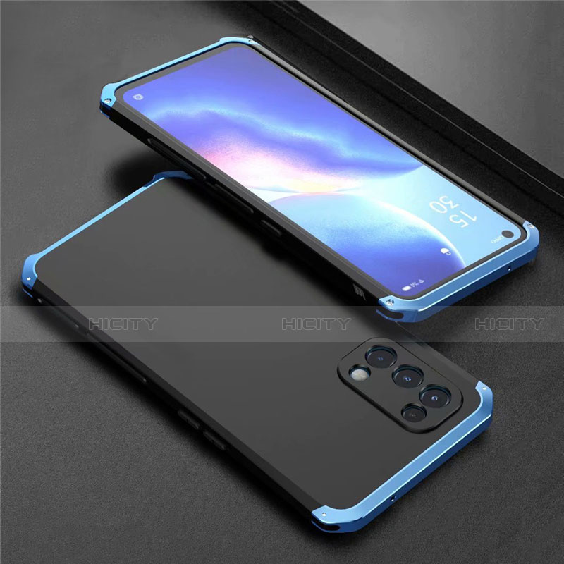 Custodia Lusso Alluminio Cover 360 Gradi M02 per Oppo Find X3 Lite 5G