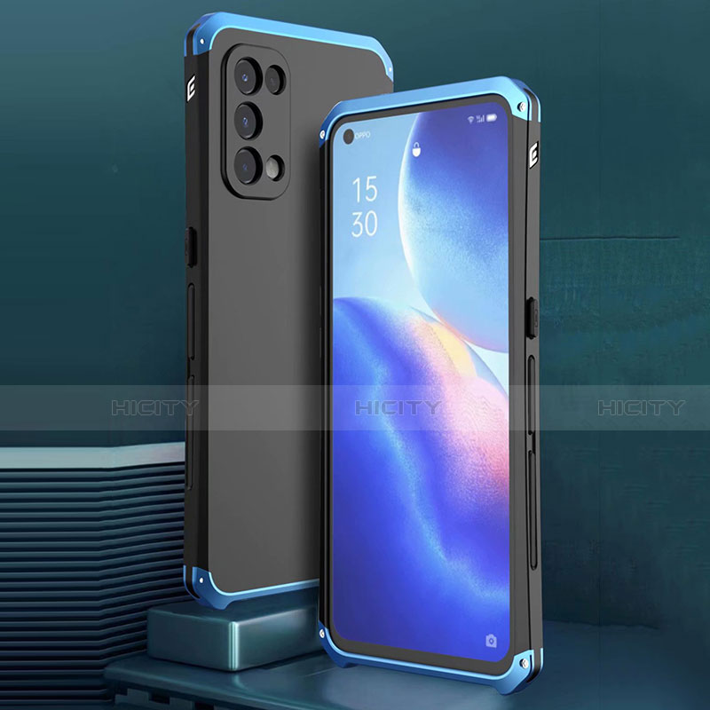 Custodia Lusso Alluminio Cover 360 Gradi M02 per Oppo Find X3 Lite 5G