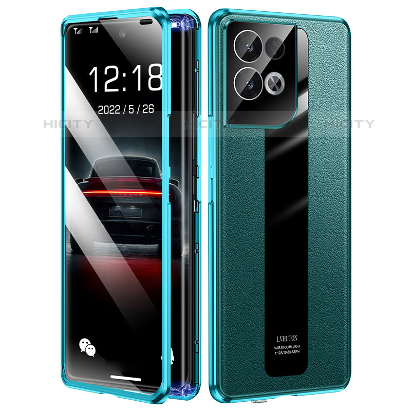 Custodia Lusso Alluminio Cover 360 Gradi P01 per Oppo Reno9 5G