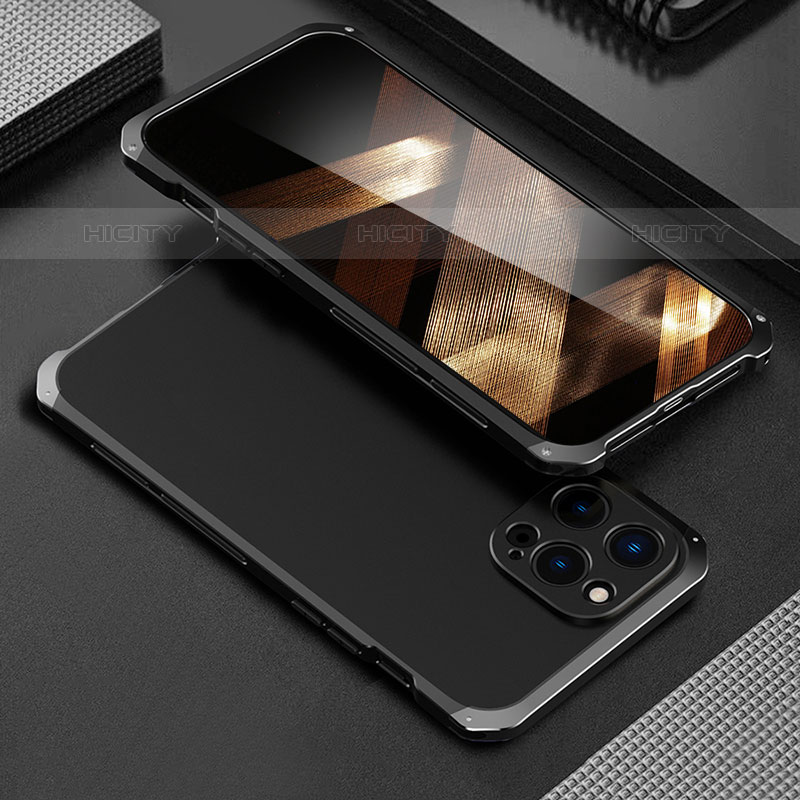 Custodia Lusso Alluminio Cover 360 Gradi per Apple iPhone 15 Pro