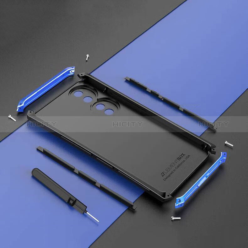 Custodia Lusso Alluminio Cover 360 Gradi per Huawei Honor 90 5G