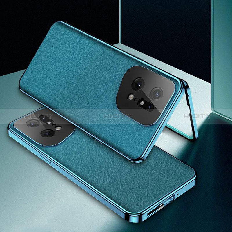 Custodia Lusso Alluminio Cover 360 Gradi per Oppo Find X5 5G