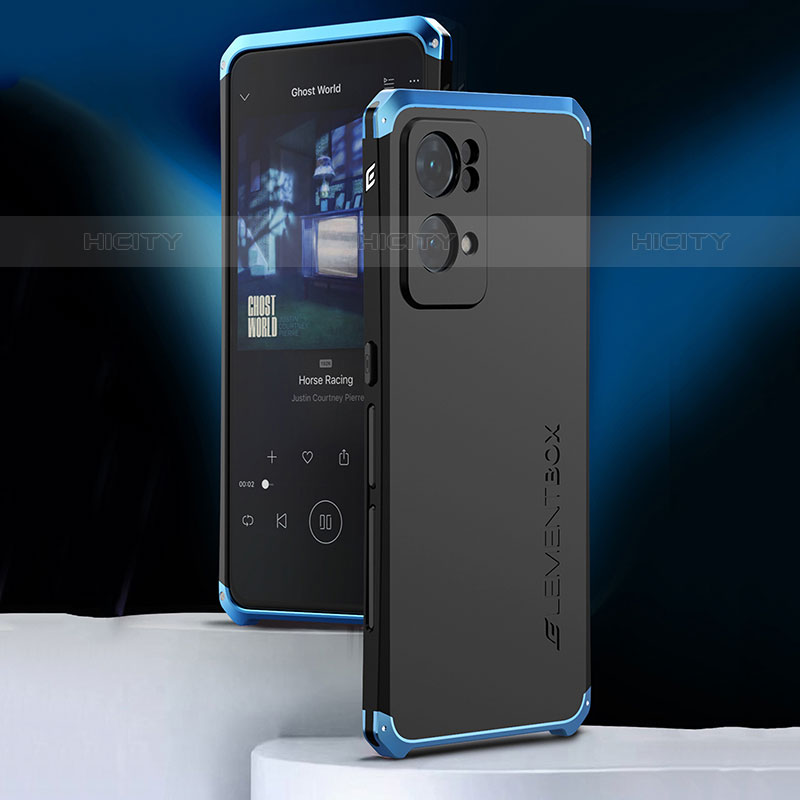 Custodia Lusso Alluminio Cover 360 Gradi per Oppo Reno7 Pro 5G