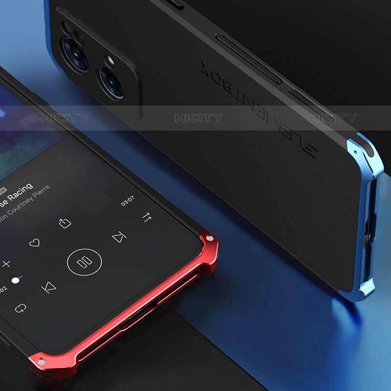 Custodia Lusso Alluminio Cover 360 Gradi per Oppo Reno7 Pro 5G