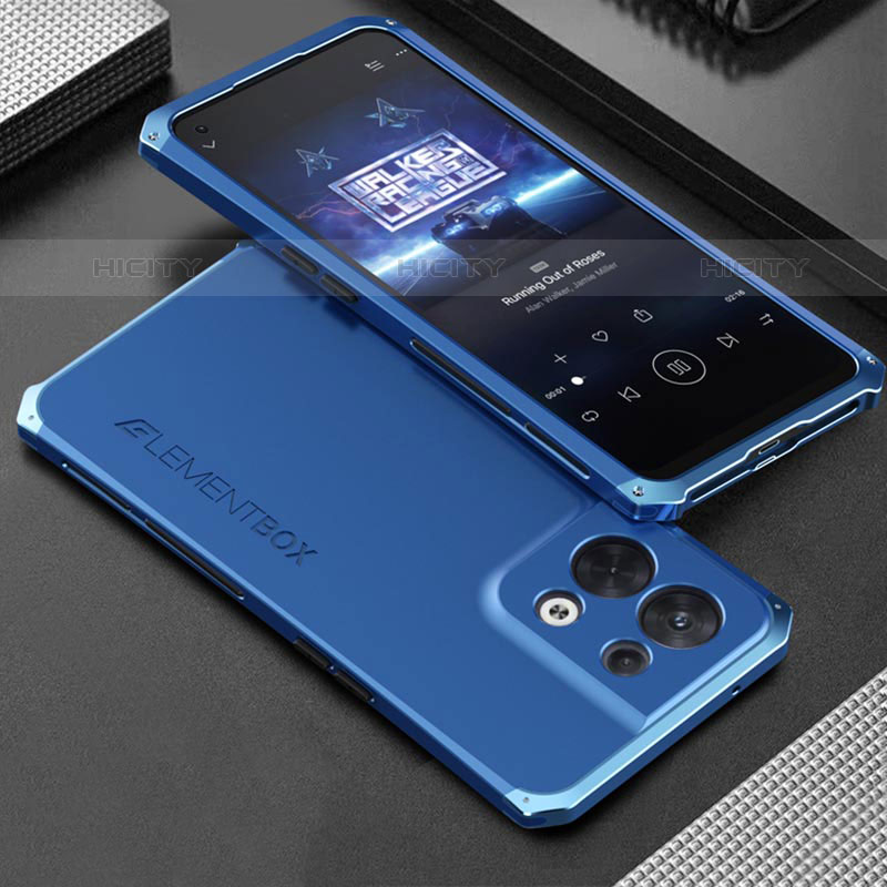 Custodia Lusso Alluminio Cover 360 Gradi per Oppo Reno8 5G