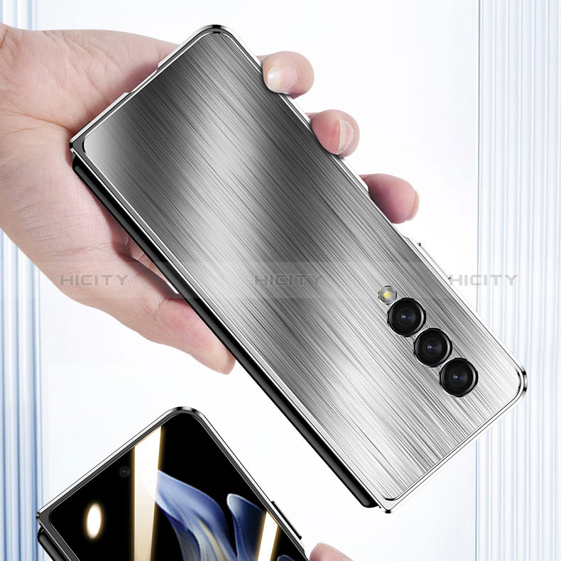 Custodia Lusso Alluminio Cover 360 Gradi per Samsung Galaxy Z Fold3 5G