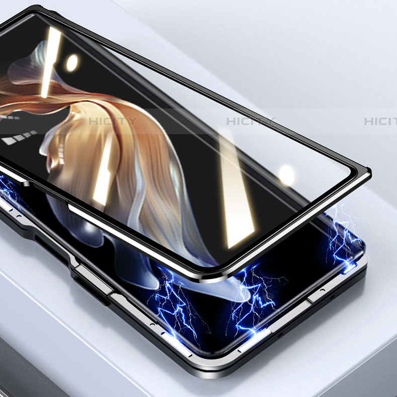 Custodia Lusso Alluminio Cover 360 Gradi per Samsung Galaxy Z Fold4 5G