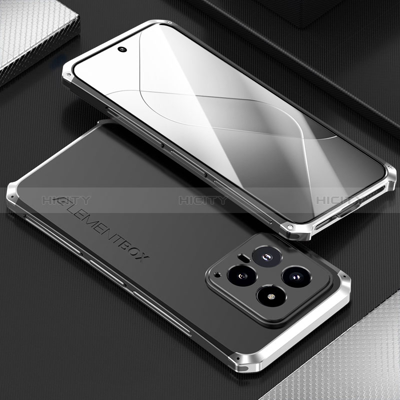 Custodia Lusso Alluminio Cover 360 Gradi per Xiaomi Mi 14 5G