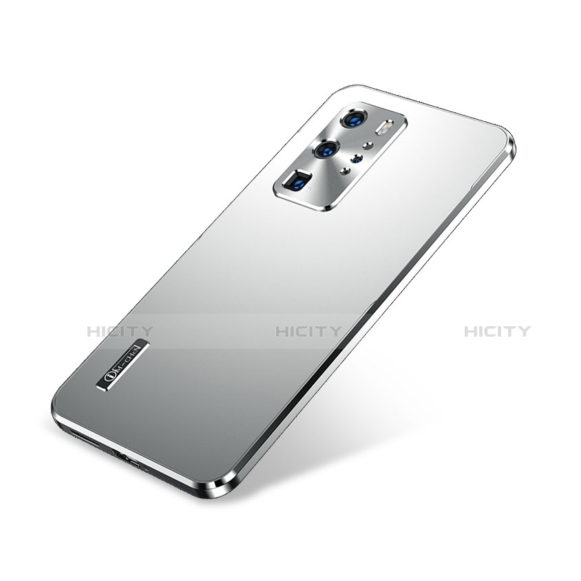 Custodia Lusso Alluminio Cover A01 per Huawei P40 Pro Argento