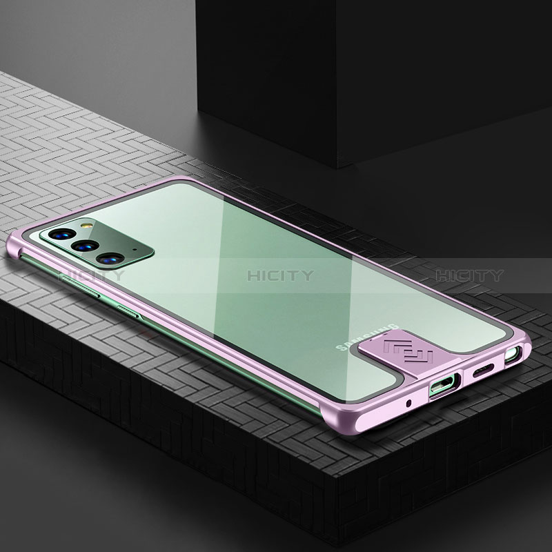 Custodia Lusso Alluminio Cover LK1 per Samsung Galaxy Note 20 5G Oro Rosa