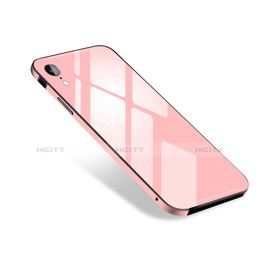 Custodia Lusso Alluminio Cover M01 per Apple iPhone XR Rosa