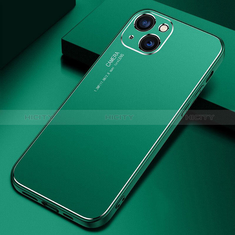Custodia Lusso Alluminio Cover M04 per Apple iPhone 15 Verde