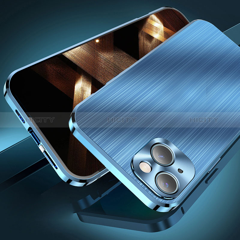 Custodia Lusso Alluminio Cover M06 per Apple iPhone 15 Plus