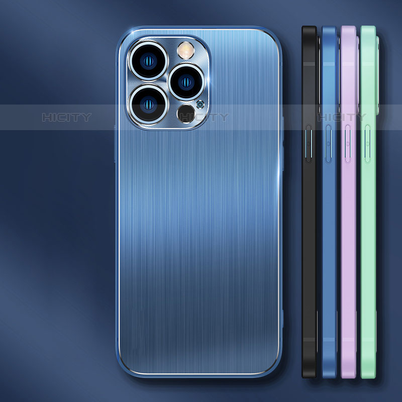 Custodia Lusso Alluminio Cover M09 per Apple iPhone 15 Pro Max