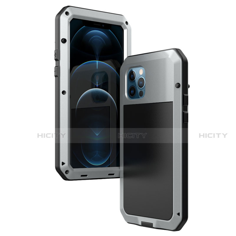 Custodia Lusso Alluminio Cover N01 per Apple iPhone 12 Pro Max