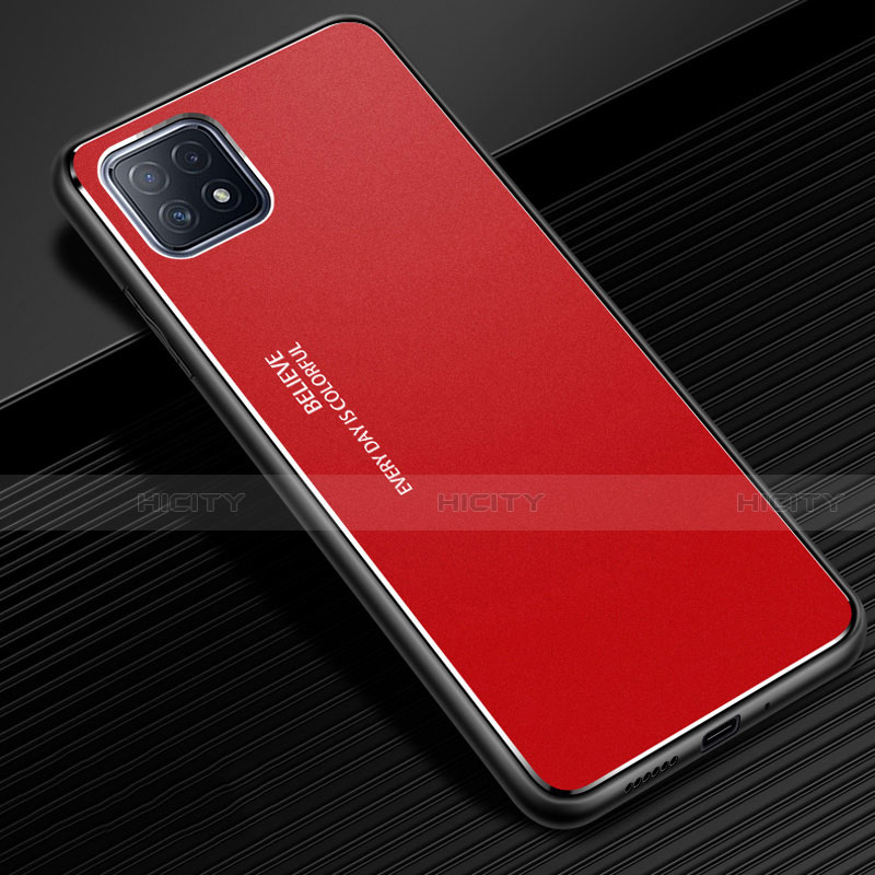 Custodia Lusso Alluminio Cover per Oppo A72 5G