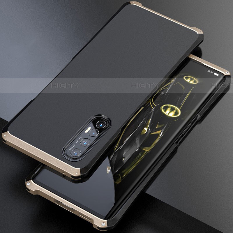 Custodia Lusso Alluminio Cover per Oppo Find X2 Neo