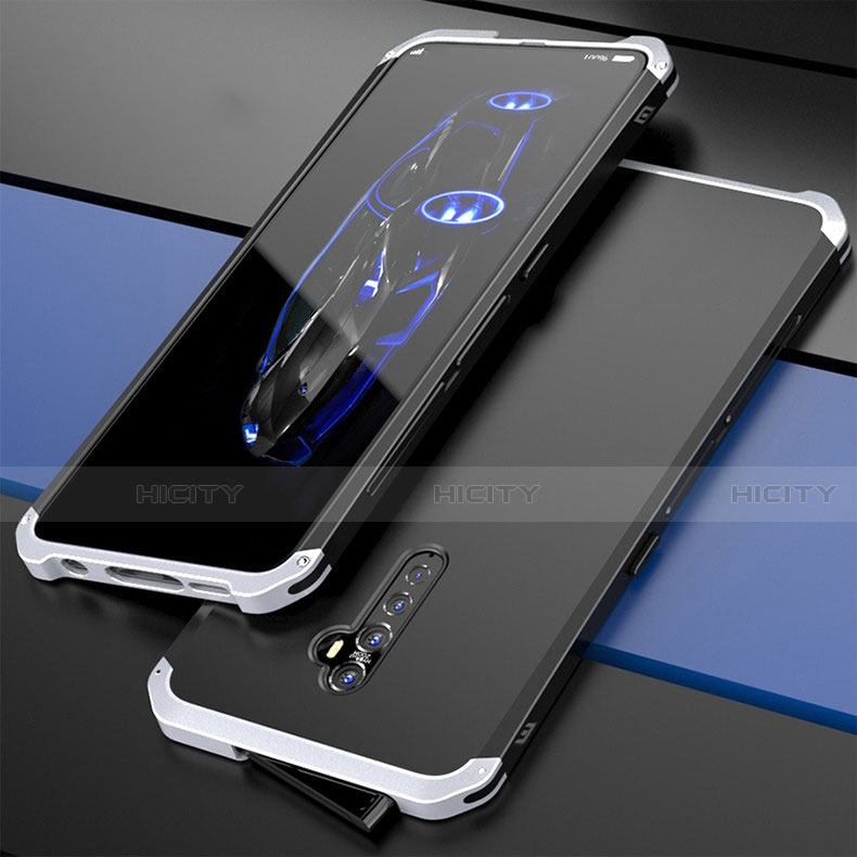 Custodia Lusso Alluminio Cover per Oppo Reno2