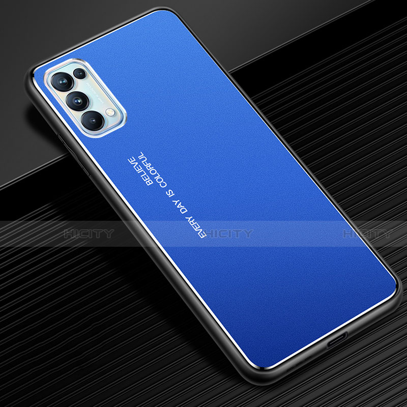 Custodia Lusso Alluminio Cover per Oppo Reno5 Pro 5G