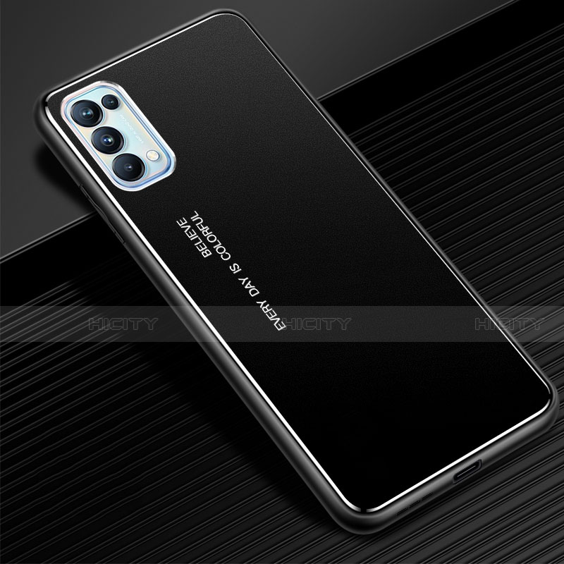 Custodia Lusso Alluminio Cover per Oppo Reno5 Pro 5G