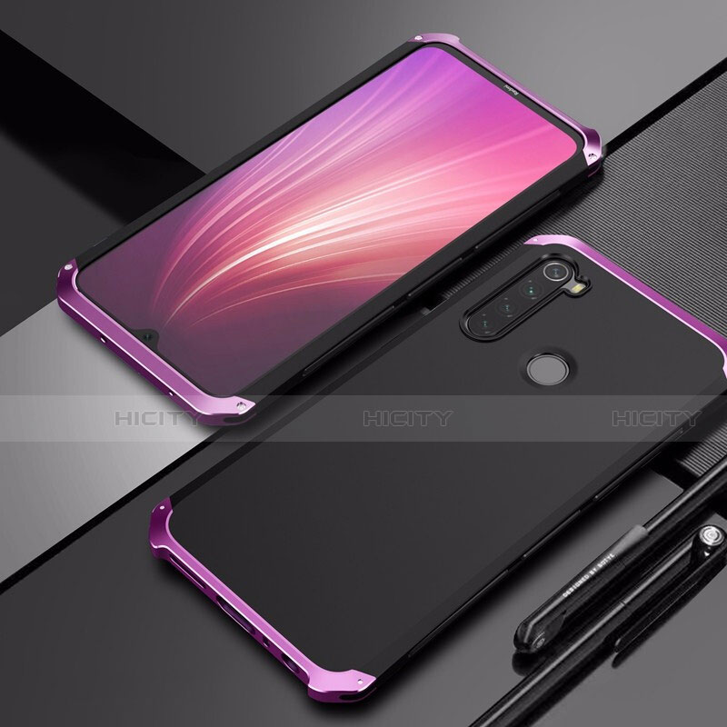 Custodia Lusso Alluminio Cover per Xiaomi Redmi Note 8