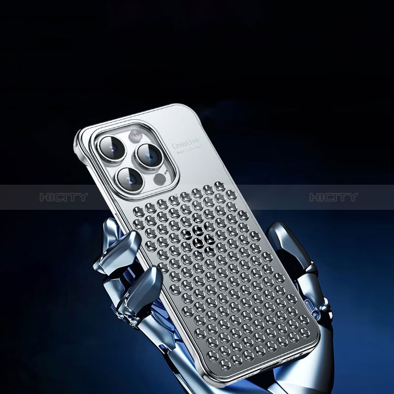 Custodia Lusso Alluminio Cover QC1 per Apple iPhone 14 Pro
