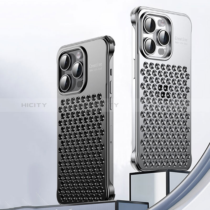 Custodia Lusso Alluminio Cover QC1 per Apple iPhone 14 Pro