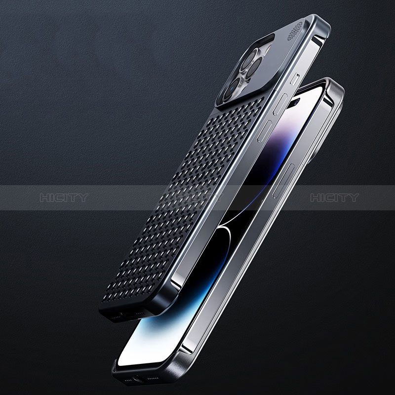 Custodia Lusso Alluminio Cover QC1 per Apple iPhone 15 Pro