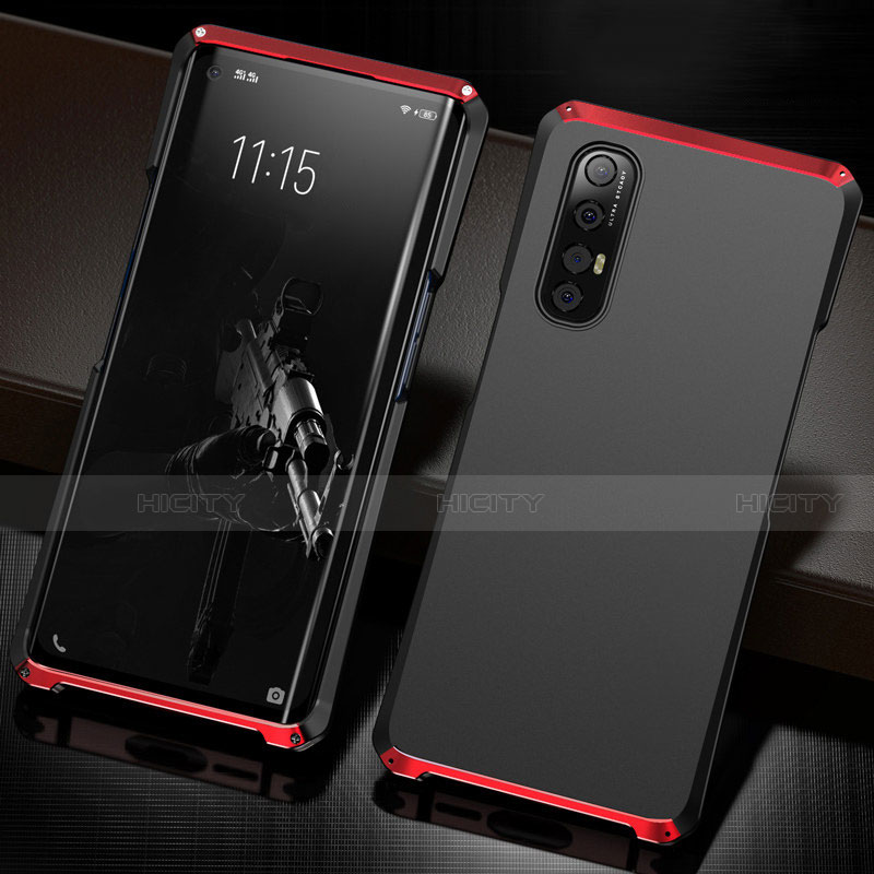 Custodia Lusso Alluminio Cover T02 per Oppo Find X2 Neo