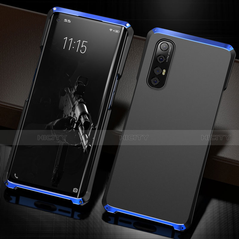 Custodia Lusso Alluminio Cover T02 per Oppo Find X2 Neo