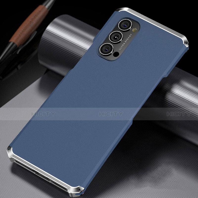 Custodia Lusso Alluminio Cover T02 per Oppo Reno4 Pro 5G