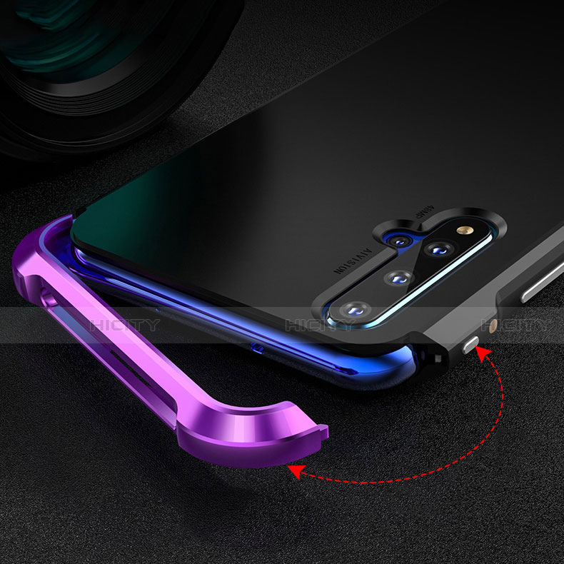 Custodia Lusso Alluminio Cover T03 per Huawei Nova 5T