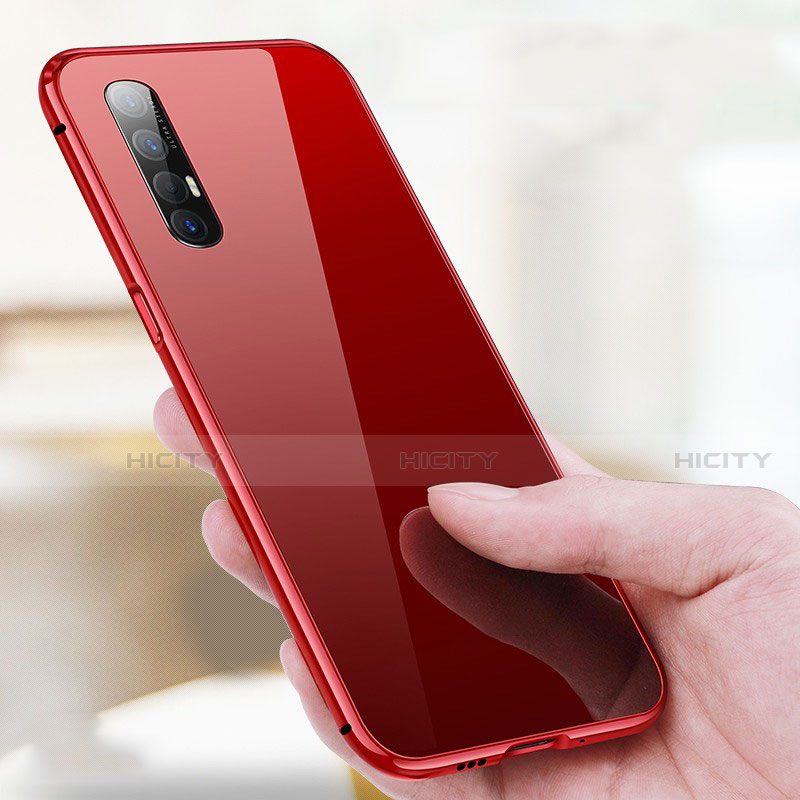 Custodia Lusso Alluminio Cover T03 per Oppo Reno3 Pro