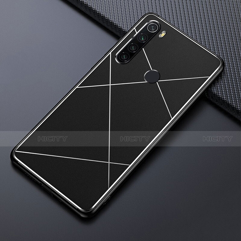 Custodia Lusso Alluminio Cover T03 per Xiaomi Redmi Note 8T Nero