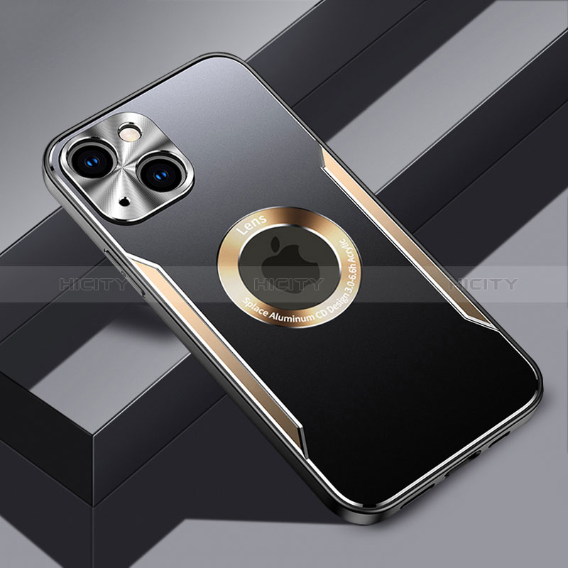 Custodia Lusso Alluminio e Silicone Laterale Cover con Mag-Safe Magnetic JL3 per Apple iPhone 13