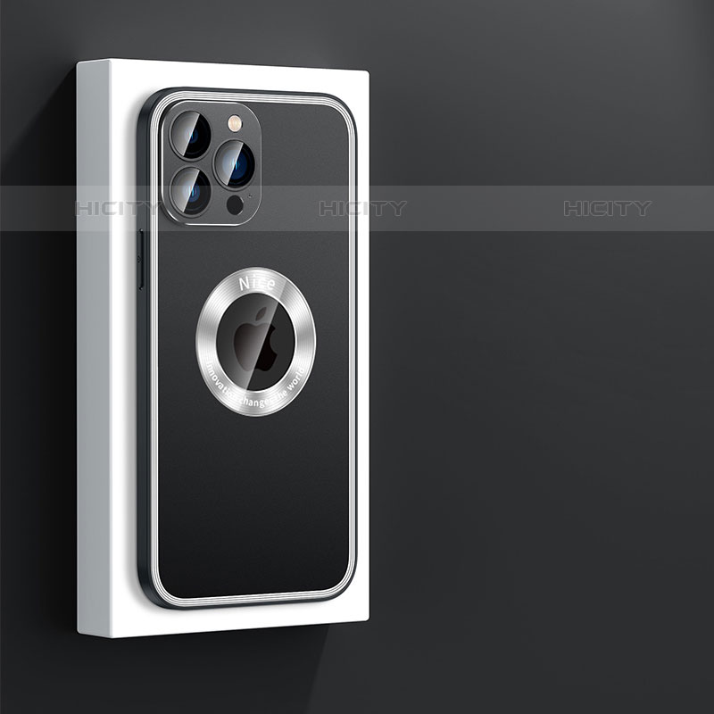 Custodia Lusso Alluminio e Silicone Laterale Cover con Mag-Safe Magnetic JL4 per Apple iPhone 15 Pro
