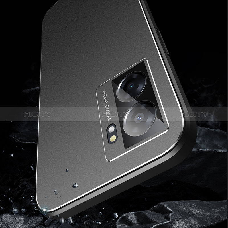 Custodia Lusso Alluminio e Silicone Laterale Cover J01 per Realme V23 5G