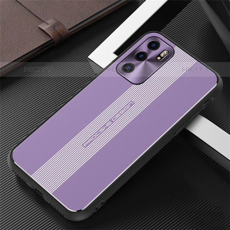 Custodia Lusso Alluminio e Silicone Laterale Cover J02 per Oppo Reno6 5G