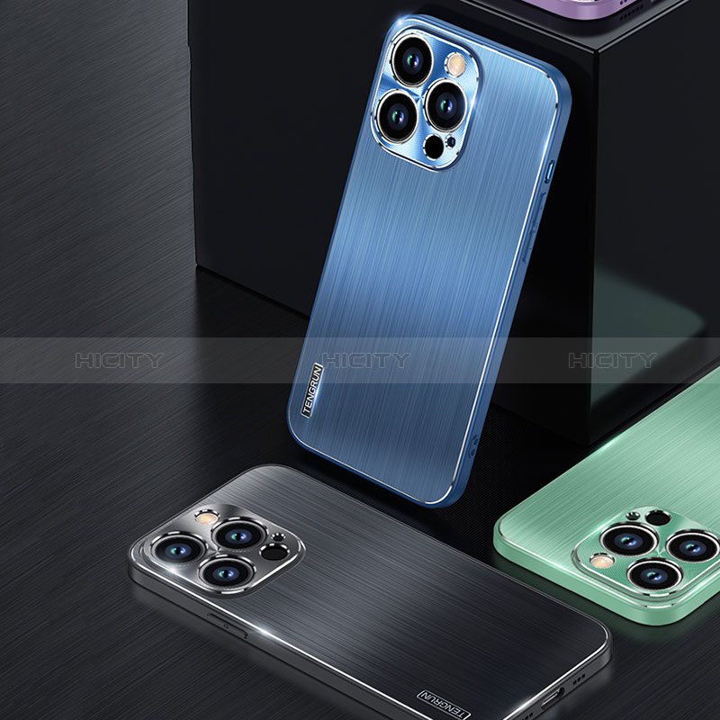 Custodia Lusso Alluminio e Silicone Laterale Cover JL1 per Apple iPhone 15 Pro