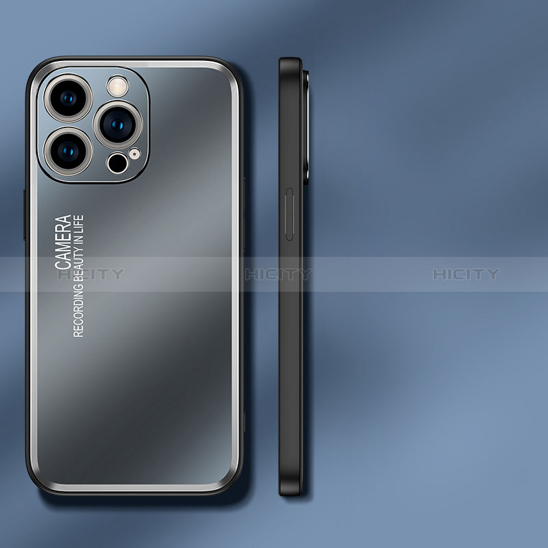 Custodia Lusso Alluminio e Silicone Laterale Cover JL2 per Apple iPhone 15 Pro Max